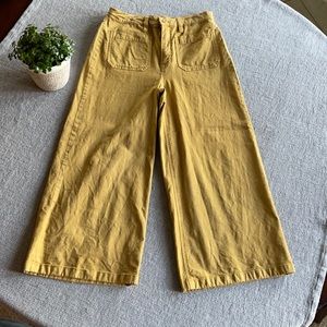 Wide leg crop khakis from J Crew, Point Sur